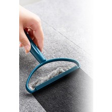Assess Store Sevram Çift Taraflı Elbise Tiftik ve Tüy Toparlayıcı Kazak Hırka Halı Plastik Kumaş Tüy Alma Yeşil