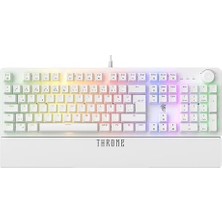 Assess Store Lumina K1 Chromatic Argb Işıklandırma - Makro Yazılımlı - Red Switch - Bilek Destekli Mekanik Klavye