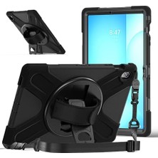 Assess Store Galaxy Tab S10 Fe+ Plus 13.1inç Askılı Zırhlı Tank Siyah