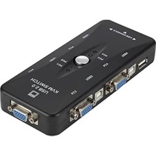 Assess Store 4 Port USB Kvm Switch 4 Kasa 1 Monitör Switch