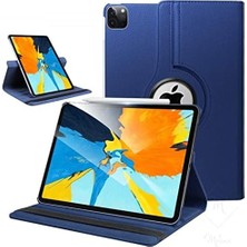 Assess Store iPad Pro 11 3. Nesil 2021 ile Uyumlu Kılıf 360 Dönebilen Standlı A2377 A2459 A2301 A2460 Lacivert