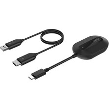 Assess Store Connectair Kablosuz HDMI Görüntü Adaptörü, Usb-C Dizüstü Bilgisayar, Tablet, Telefon, Projektör, Tak ve Çalıştır Alıcı, 1080p@60Hz Hd Akış, Ekran Paylaşımı, Seyahat Aksesuarı, Wi-Fi Gerektirmez