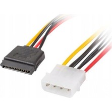 Assess Store 30 cm 4 Pin Erkek Molex To 15 Pin Dişi Sata Power Kablo