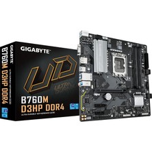 Assess Store Gıgabyte B760M D3HP Ddr4 LGA1700 Ddr4 5333MHZ(OC) Pcıe 4.0 M.2 Nvme Gigabit Lan Matx Anakart