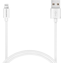 Assess Store C411 Lightning ile Uyumlu Data ve Şarj Kablosu - Beyaz