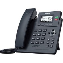 Assess Store Yealink T31P Ip Telefon, 2 Voıp Hesabı, 5,8 cm (2,3 Inç) Grafik Ekran, Çift Bağlantı Noktası 10/100 Ethernet, 802.3AF Poe, Güç Kaynağı Dahil Değildir (SIP-T31P)