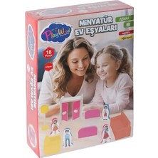 Assess Store Ahşap Minyatür Ev Eşyaları Seti ONY407
