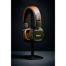 Assess Store Clasic H10 Kafaüstü Wireless Bluetooth Kulaküstü Büyük Klasik Üst Kalite Kablosuz Kulaklık 120 Saat Bekleme 8 Saat Aktif Müzik 5.4 Version Bluetooth (Koyu Kahve)
