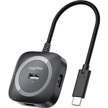 Assess Store 4 Portlu Type-C To USB 2.0 Çoklayıcı Hub