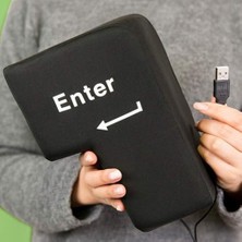 Assess Store Enter Yastık Tuşu Usb, Büyük Yastıklı Fiziksel Enter Butonu, Pc & Laptop Için Ergonomik Tasarım, Sadece Dokunmatik Değil, Atmak Için Mükemmel, Siyah
