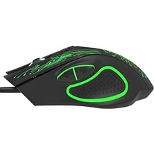 Assess Store X8 Profesyonel Oyuncu Mouse, 6 Tuşlu, Rgb Aydınlatmalı, 3600 Dpı, Siyah, 1.5m Örgülü Kablo