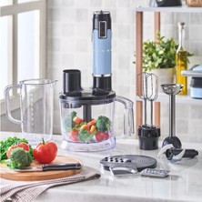 Sinbo SHB-3178 1000 W Çoklu Set El Blenderi 1,2 lt Ölçü Kabı ve 1,5 lt Doğrayıcı ile Mavi