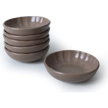 Assess Store Mat Toprak Taupe Çerezlik/sosluk 12 cm 6 Adet 977