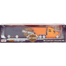 Assess Store Maisto "M11516 Ölçek 1: 64 " Özel Harley Davidson Hauler Ambalajlı Ince Ayrıntılar Basınçlı Döküm Model