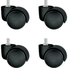 Uravas Store Bürosit Plastik Vidalı Teker - 50MM HKS152 - 4 Adet
