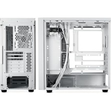 Assess Store Cooler Masterbox 600 – E-Atx Airflow Muhafazası Back-Connect-Mb ve 420 mm Radyatör Uyumlu, 3 x 140 mm & 1 x 120 mm Argb-Pwm Fan Önceden Yüklenmiş, Sertleştirilmiş Cam Duvar, USB 3.2 Gen 2x2 Tip