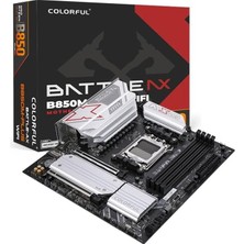 Assess Store Colorful Battle-Ax B850M-PLUS Wıfı V14 Ddr5 7600MHZ Matx Am5 Gaming (Oyuncu) Anakart