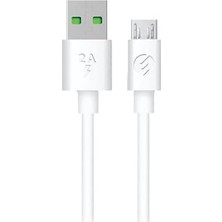 Assess Store SL-X201 1metre 2A USB To Micro USB Güvenli Hızlı Data + Sarj Kablosu