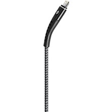 Assess Store Extremecable Ekstra Dayanıklı Iph. Şarj Kablosu 150CM-SIYAH