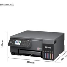 Assess Store Epson Ecotank L8100 Wi-Fi + Tarayıcı + Fotokopi Renkli Tanklı Mürekkep Püskürtmeli Yazıcı
