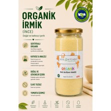 Soul Kitchen Organik İnce Buğday İrmiği cam 300 gr (bebek irmiği)