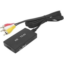 Assess Store Hdtv'den Hd'ye Dönüştürücü HDMI ile Rca Av/cvsb L/r Video 1080P ile Uyumlu (Hdtv To Av) ZR1124