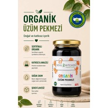 Soul Kitchen Organik Üzüm Pekmezi 380 gr (Soğuk Sıkım) (Şeker İlavesiz)