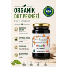 Soul Kitchen Organik Dut Pekmezi 380 gr (Soğuk Sıkım) (Şeker İlavesiz)