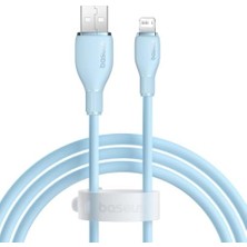 Assess Store Pudding Hızlı Şarj Özellikli Lightning Kablo 2.4A, 1.2 Metre, Mavi