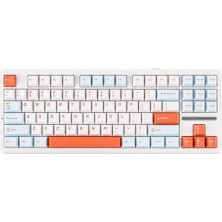 Assess Store Aula F87 Pro Mekanik Rgb Tkl Nimbus V3 Switch Kablosuz Makrolu Hot Swap Klavye Turuncu