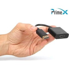 Assess Store PX-1325 Display Port To HDMI Dönüştürücü (Display Port Bilgisayara Takılır) (Hdmı Kablo ile Monitör, Tv Projeksiyon Takılır)
