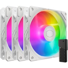 Assess Store Cooler Sickleflow Edge 120 Argb 3'lü Paket – 3 x 120 mm Fan (690 – 2500 Devir/dakika, Pwm), Yüksek Hava Akımı (70,7 Cfm) ve Statik Basınç (3,61 MMH2O), Argb Gen 2, LED Kontrol Cihazı, 32,8 Dba