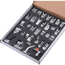 Assess Store Zeyuan 32 Adet Dikiş Makinesi Dikiş Ayakları Seti, Janome Kardeş Için Profesyonel Dikiş Işçiliği Baskı Ayak Ayaklar Dikiş Makinesi Parça ve Aksesuar, Kör Dikiş Örme Baskı Ayakları Kiti