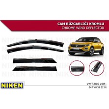 Volkswagen T-roc 2019-2023 Kromlu Cam Rüzgarlığı