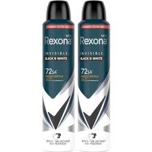 Assess Store Rexona Men Erkek Sprey Deodorant Invisible & 72 Saat Kesintisiz Üstün Koruma 200 ml (2 Paketi)