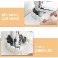 Assess Store 2'li 360° Bükülebilir Aralık Temizleme Fırçası, 26,5 cm Esnek Saplı Kavisli Yüzey Temizleyici, Askı Delikli Çok Amaçlı Mutfak Banyo Lavabo Temizlik Fırçası
