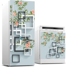 Assess Store Buzdolabı ve Bulaşık Makinası Beyaz Eşya Kaplama Kare Kuş