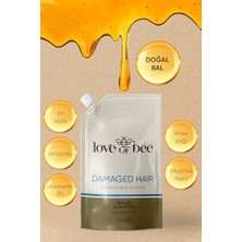 Assess Store Komili 1878 Of Bee Yıpranmış Saçlar Için Doğal Bal Içeren Yoğun Onarıcı Premium Saç Bakım Şampuanı - 360 ml