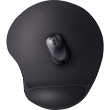 Assess Store Bigfoot Xl Jel Fare Altlığı (Ekstra Büyük Fare Yüzeyi 255 x 295 Mm, Ergonomik Yumuşak Jel Bilek Desteği, Sıvı Kontrol Için Yüzey Yapısı) Siyah