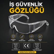 Badem10 Şeffaf Iş Güvenlik Gözlüğü Kaynak Koruyucu Gözlük S700 Major Standart Beden