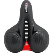 San Marino Jelli Yaylı Bisiklet Selesi – City Konfor Sele, Elastomerli, E-Bike Uyumlu, 22X24,5 cm