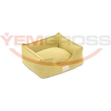 Pet Comfort Alpha  Sarı Kedi ve Köpek Yatağı S 60x50cm