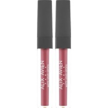 Assess Store Uzun Süre Kalıcı Kadifemsi Kuruma Yapmayan Mat Likit Ruj - Lipstick 508 Bright Rose (2 Paketi)