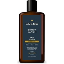 Assess Store Cremo Erkekler Için Zengin Köpüren Palo Santo Vücut Yıkama, Parlak Kakule Notları, Kuru Papirüs ve Aromatik Palo Santo, 16 Fl Oz
