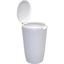 Assess Store 6 Lt Banyo Mutfak Tezgah Üstü Çöp Kovası - Beyaz