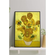 Assess Store (PSTER14611) Ayçiçekleri - Sunflowers - Sanatsal Çerçeveli Tablo 40 x 50