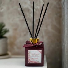 Assess Store Dekoratif Oda Kokusu Seti - 150G Kokulu Mum & 100ML Çubuklu Oda Parfümü (, Renkli Cam)