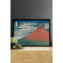 Assess Store (PSTER14630) Wind Clear -Katsushika Hokusai Sanatsal Çerçeveli Tablo 40 x 50