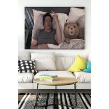 Assess Store (PSTER15116) Ayı Eğlenceli Mizahi Kanvas Tablo 30 x 40