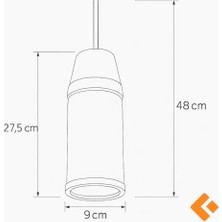 Assess Store Kule Ağaç Feneri 6'lı Set – 6 Renk – IP54 Suya Dayanıklı Dış Mekan Dekoratif Aydınlatma – E27 Duylu – Ampul Hariç – Bahçe, Ağaç, Teras, Etkinlik